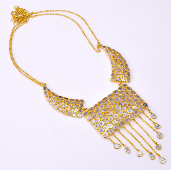 18K Vermeil Maharani Splendor 70 Diamond Necklace Maharani