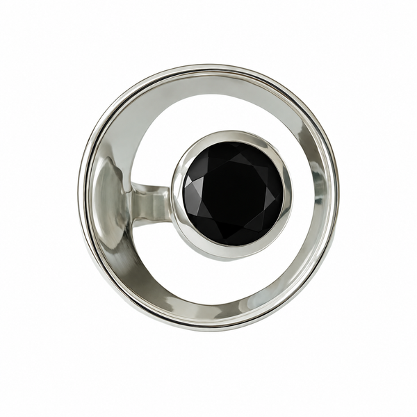 Iceland Golden Circle Ring Black Onyx