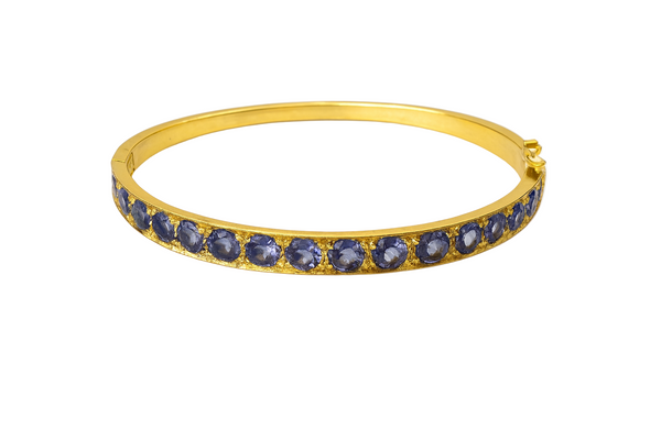 Capri Sunlight Iolite Bangle