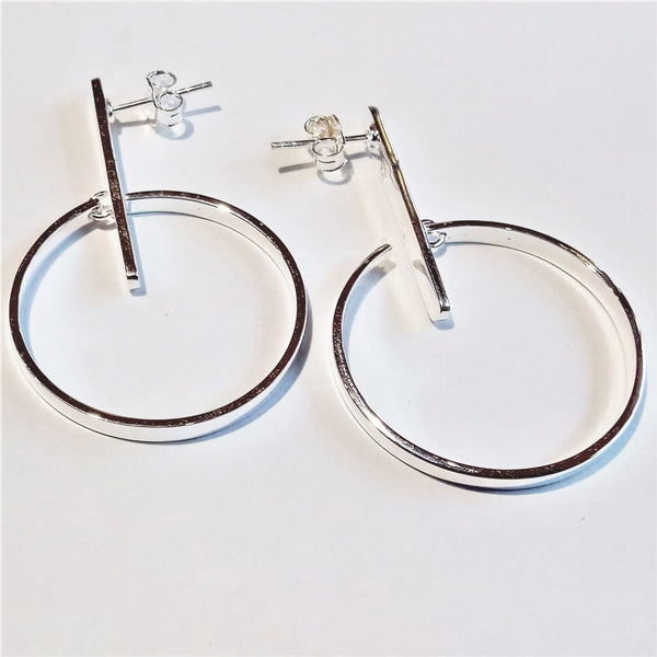 Berlin Bauhaus Hoop Earrings