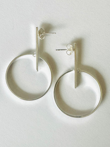 Berlin Bauhaus Hoop Earrings