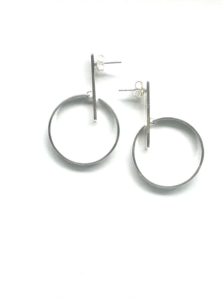 Berlin Bauhaus Hoop Earrings