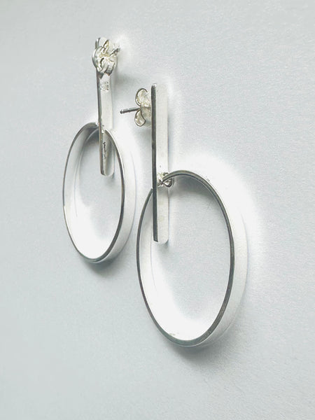 Berlin Bauhaus Hoop Earrings