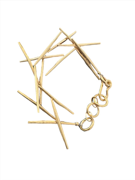 Gold Plated Bird of Paradise Bracelet