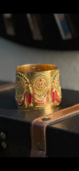 18K Gold Plated Tridevi Cuff