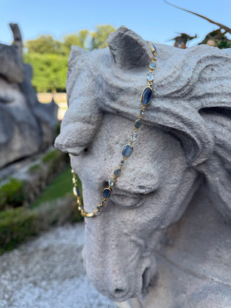 Iceland Blue Lagoon Gemstone Necklace