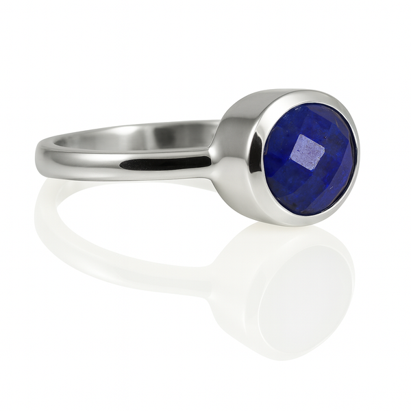 Oval Stackable Jaipuri Ring Lapis Lazuli