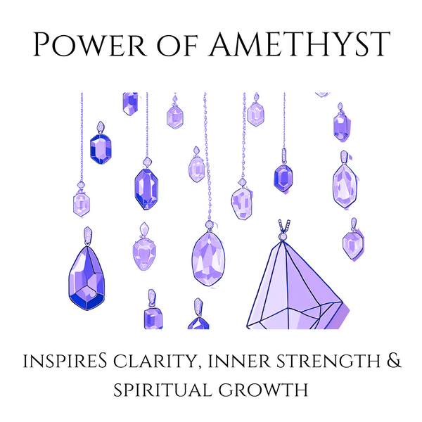 Large Serpentine Open Stone Bracelet - Amethyst