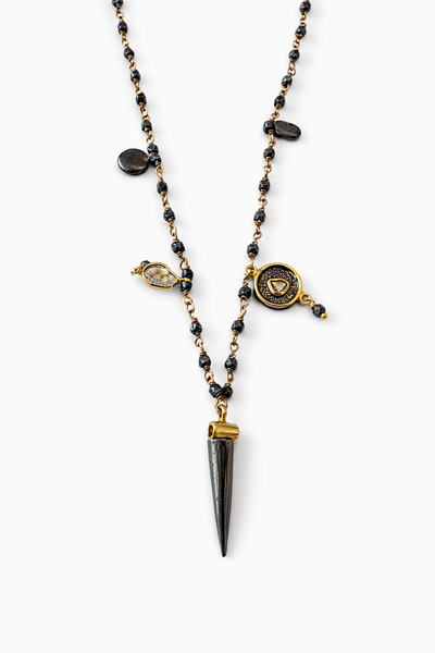 South African Diamond Talisman Necklace