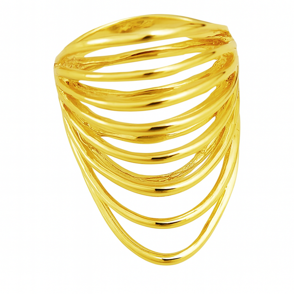 German Haus Ring - Gold Plated