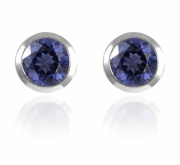 Gaudi Gemstone Studs Iolite