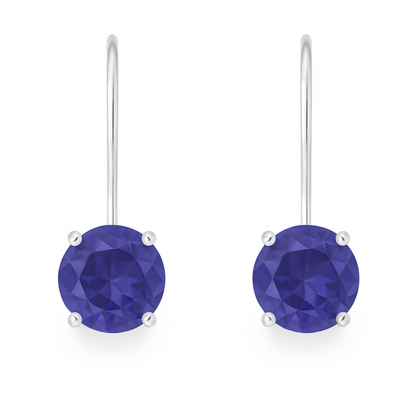 Aurora Ice Drop Earrings Iolite