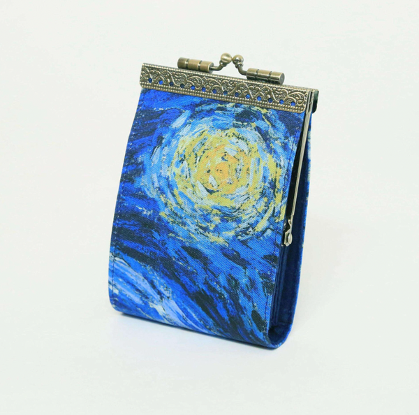 Cathayana Card Holder Van Gogh Starry Night with RFID