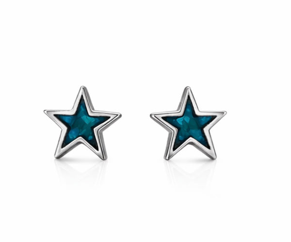 Turquoise Star Studs