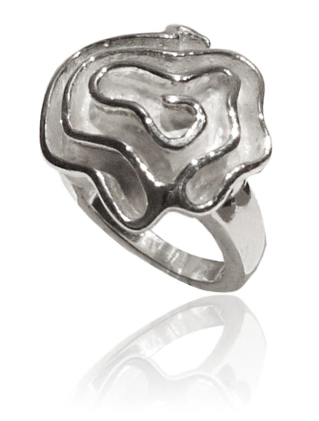 Small Gaudi Flower Cocktail Ring