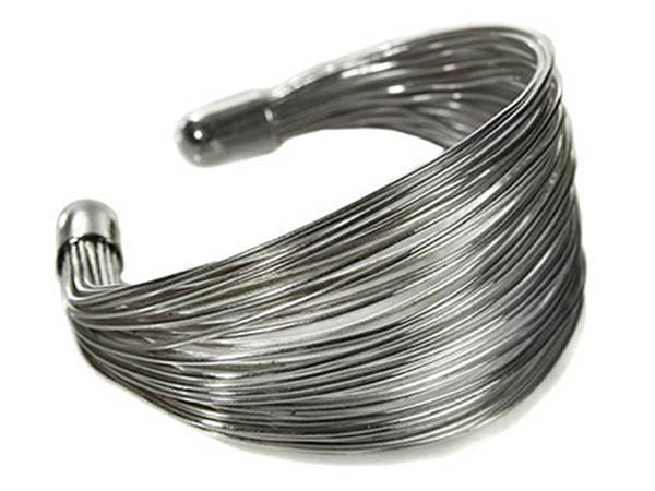 Silver Stranded Bracelet