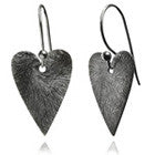 Bavarian Brushed Heart Earrings