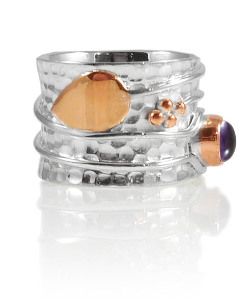 Olive Branch Ring Amethyst