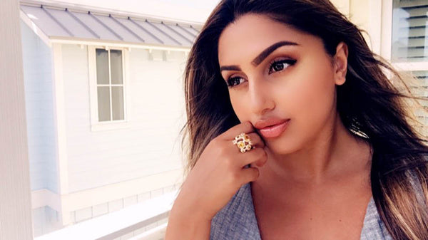 Eight Stone Free Style Bubble Ring Mixed Stones