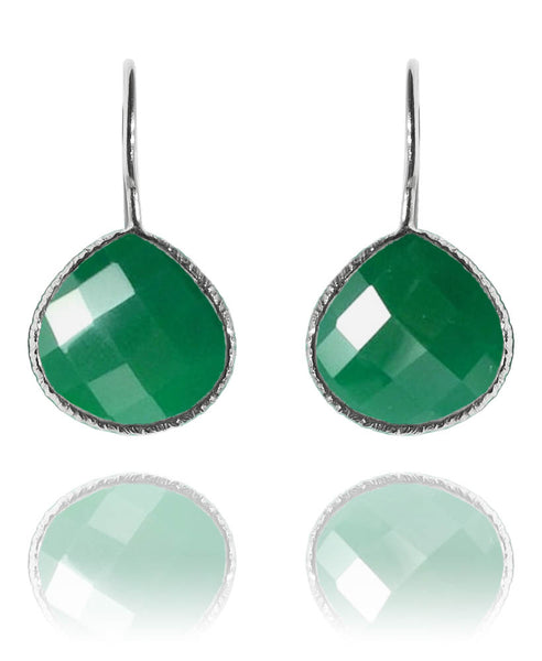 Peacock Drops Green Onyx