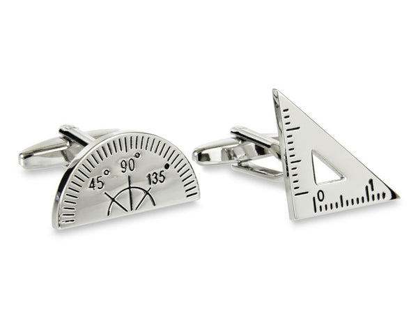 Protractor/Triangle Cufflinks