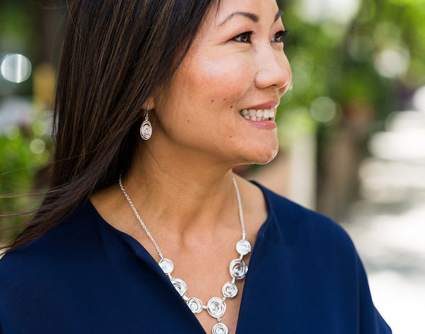 Gold Plated Jalebi Necklace