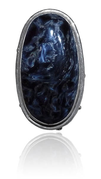 Komodo Dragon Cocktail Ring Pietersite