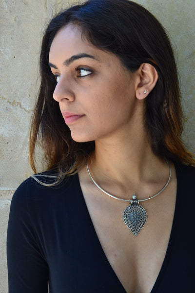 Indonesian Tear Drop Pendant