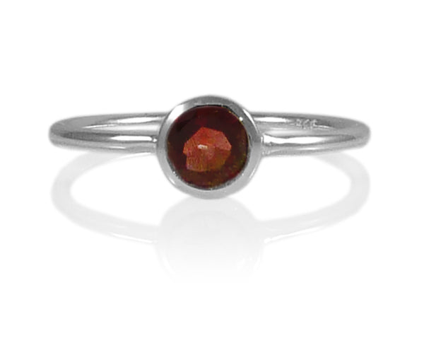 Bilbao Stacking Ring Garnet
