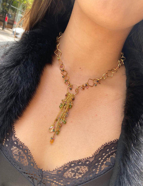 Geometric Rani Lariat