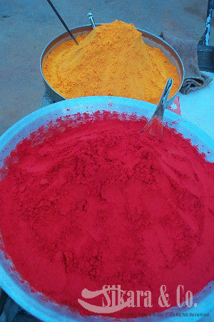 Five Stone Jaipuri Cluster Stud Earrings (Aqua Chalcedony / Smokey Quartz)