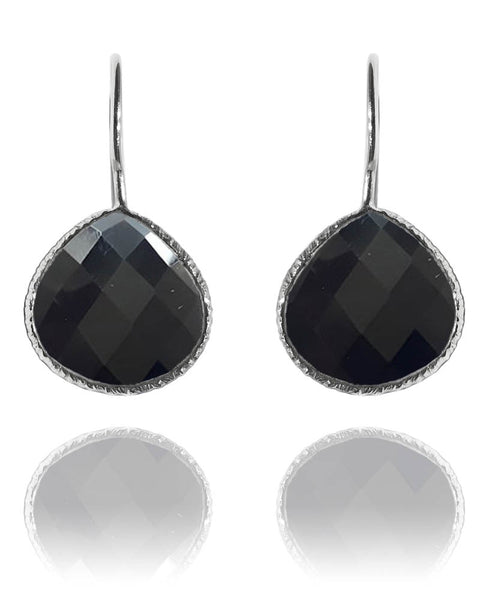 Peacock Drops Black Onyx