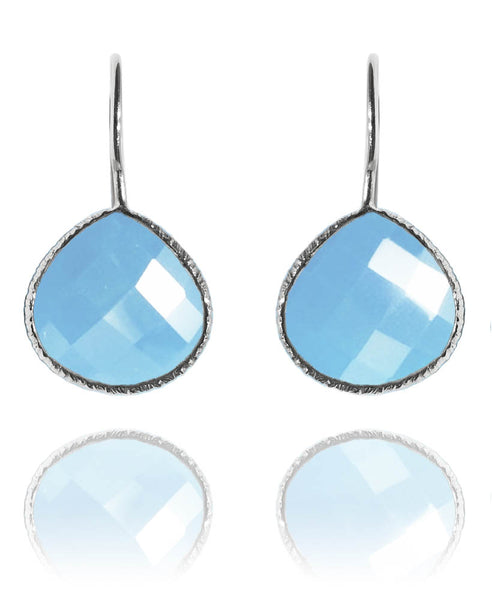 Peacock Drops Blue Chalcedony