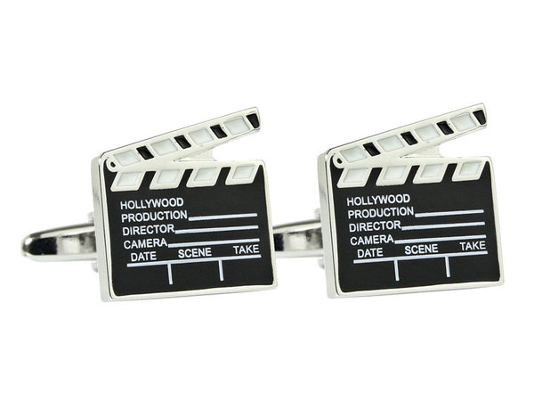 Hollywood Director Cufflinks (Stainless Steel Rhodium)