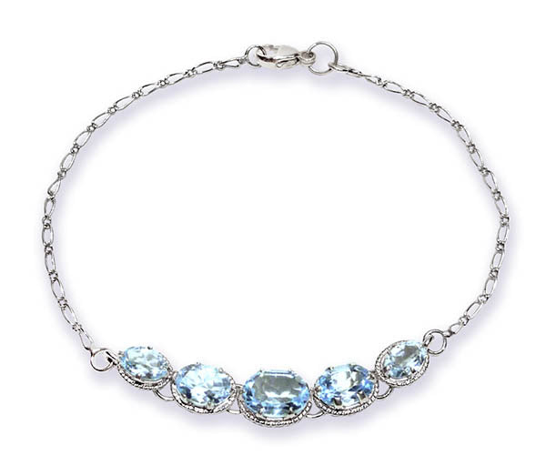 Icy Bracelet - Blue Topaz