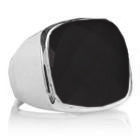 Capri Medium Square Ring Black Onyx
