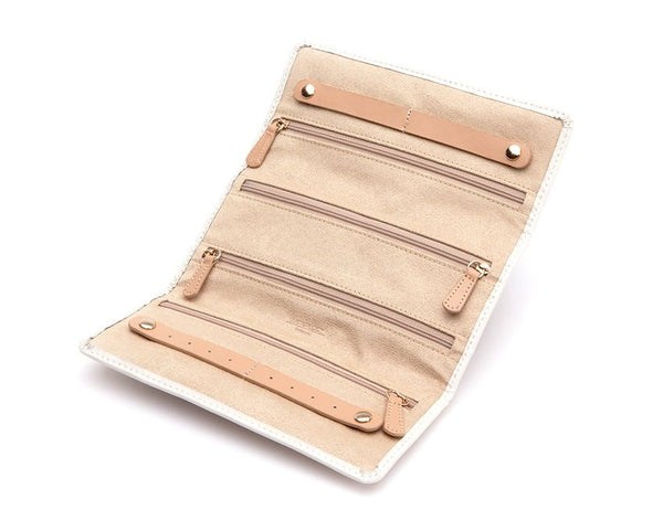 Chloe Jewelry Roll White