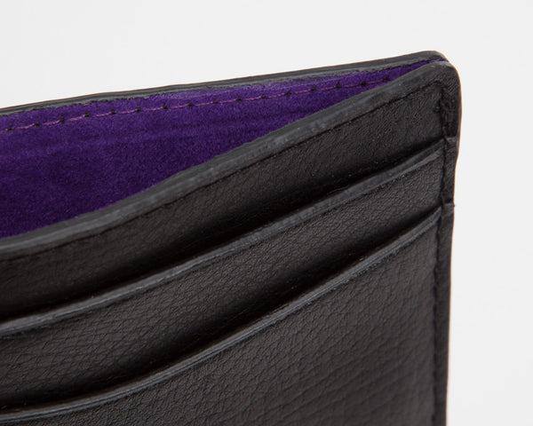 Blake Credit Card Case Black Purple