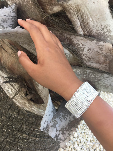 Thick Step Ladder Mantra Bracelet