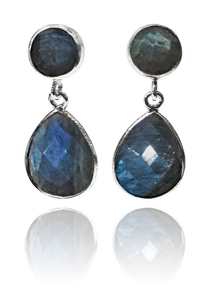 Capri Duo Earrings Labradorite