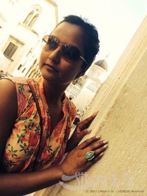 Large Cocktail Marquee Ring Smokey Quartz