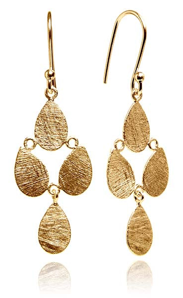 Gold Plated Egyptian Raqs Sharqui Earrings