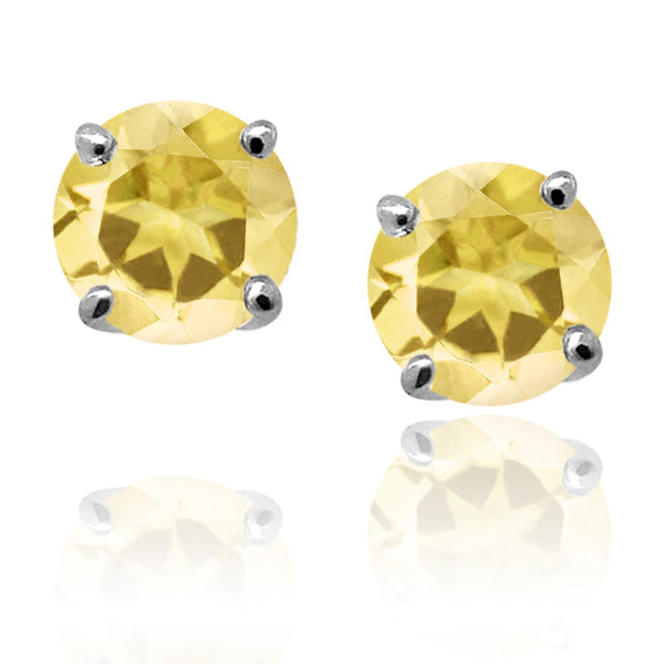Capri Studs Citrine