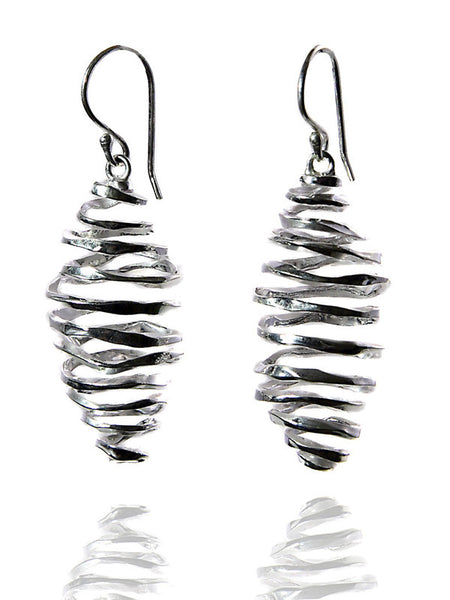 Battered Honey Comb Earrings