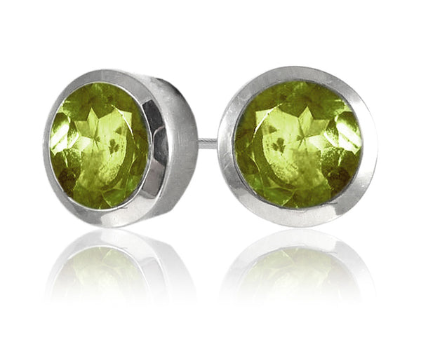 Gaudi Gemstone Studs Peridot