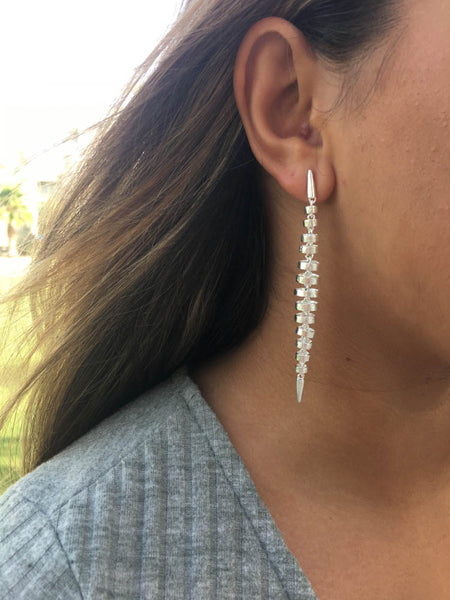 Brazilian Concentric Seed Leaf Earrings