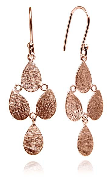Rose Gold Plated Egyptian Raqs Sharqui Earrings