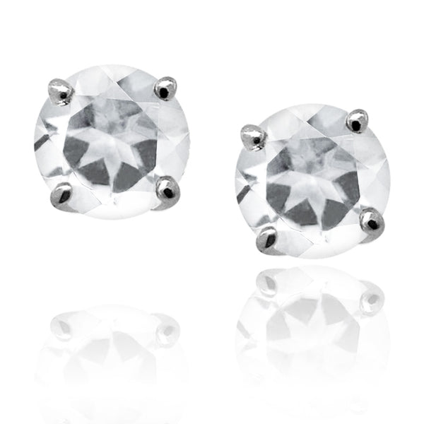 Capri Studs Clear Quartz Crystal