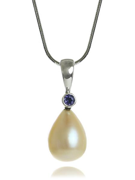 Jaipuri Pearl Pendant Pink Pearl