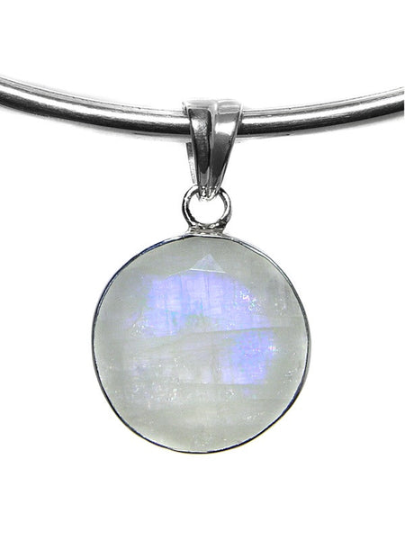 Gemstone Circle Pendant